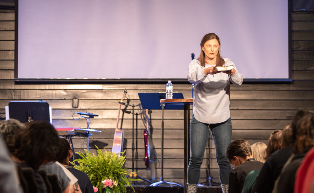 The steadfast love of god: bethany clark speaking at respond women's retreat